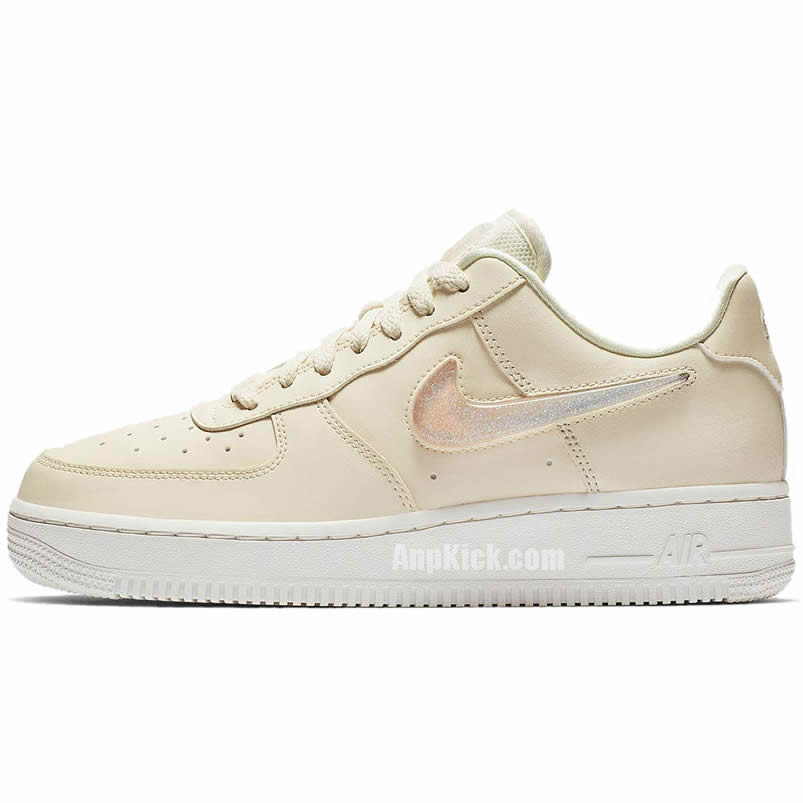 Nike Air Force 1 Womens Jelly Puff Wmns Af1 Low Pale Ivory Shoes Ah6827 100 (1) - newkick.org