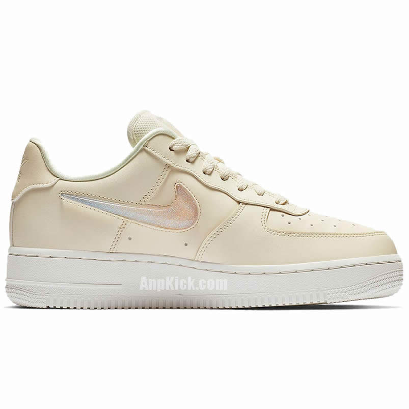 Nike Air Force 1 Womens Jelly Puff Wmns Af1 Low Pale Ivory Shoes Ah6827 100 (2) - newkick.org