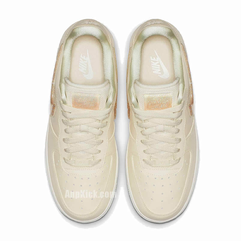 Nike Air Force 1 Womens Jelly Puff Wmns Af1 Low Pale Ivory Shoes Ah6827 100 (4) - newkick.org