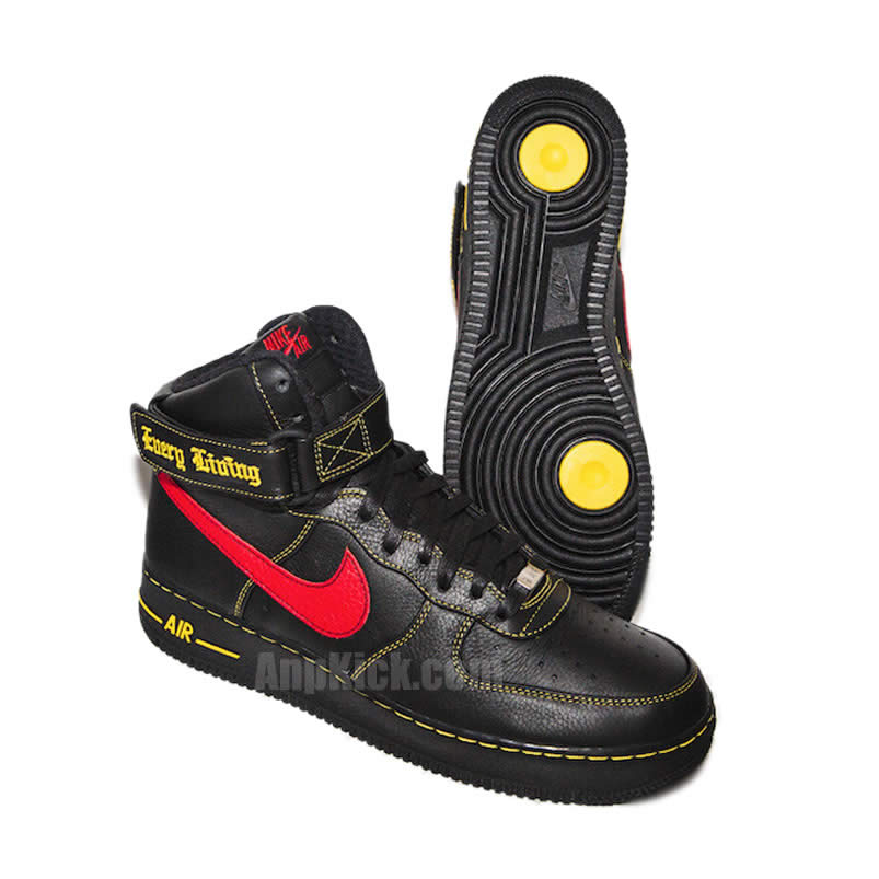 Vlone x Nike Air Force 1 High 'Paris' Sport Red / Black 773255-906765