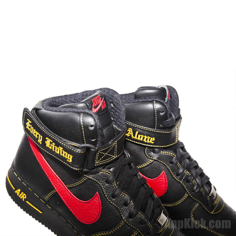 Vlone x Nike Air Force 1 High 'Paris' Sport Red / Black 773255-906765