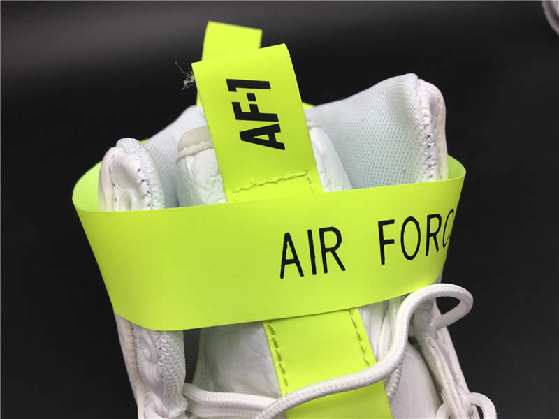 white air forces ones 1 green magic stick high 07 vip qs detail images (1)