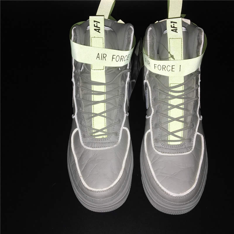 white air forces ones 1 green magic stick high 07 vip qs detail images (5)