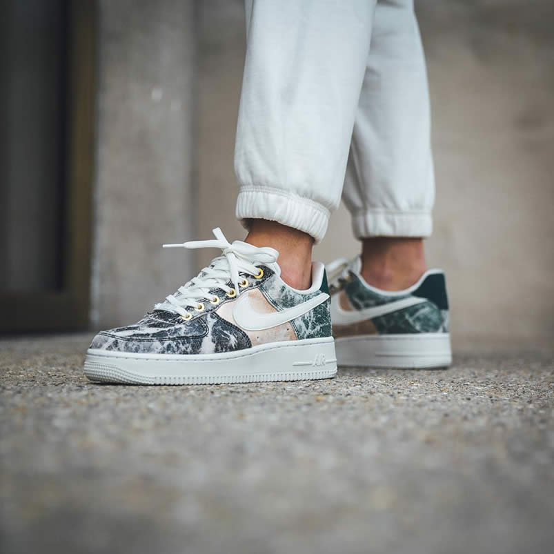 Womens Nike Air Force 1 Low 07 Lxx White Oil Grey On Feet Shoes Ao1017 100 (6) - newkick.org