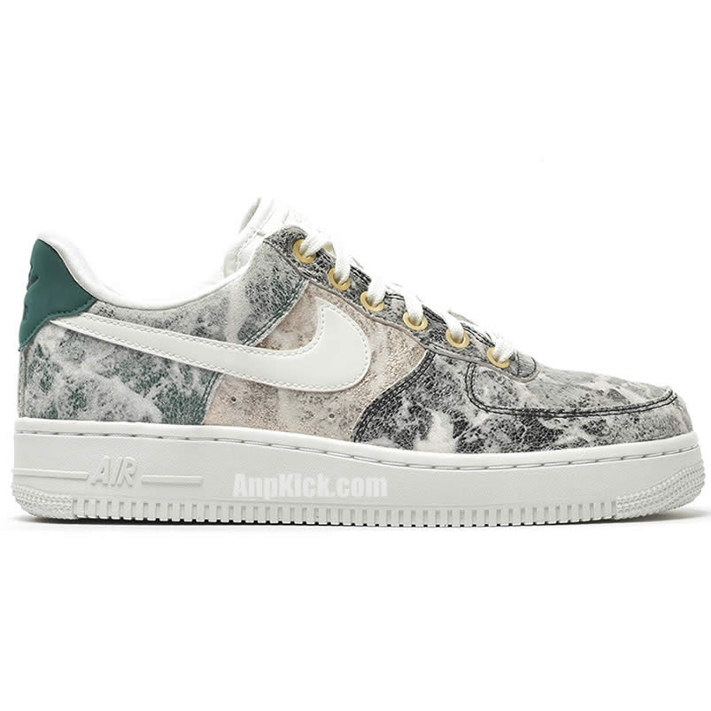 Womens Nike Air Force 1 Low 07 Lxx White Oil Grey Shoes Ao1017 100 (3) - newkick.org