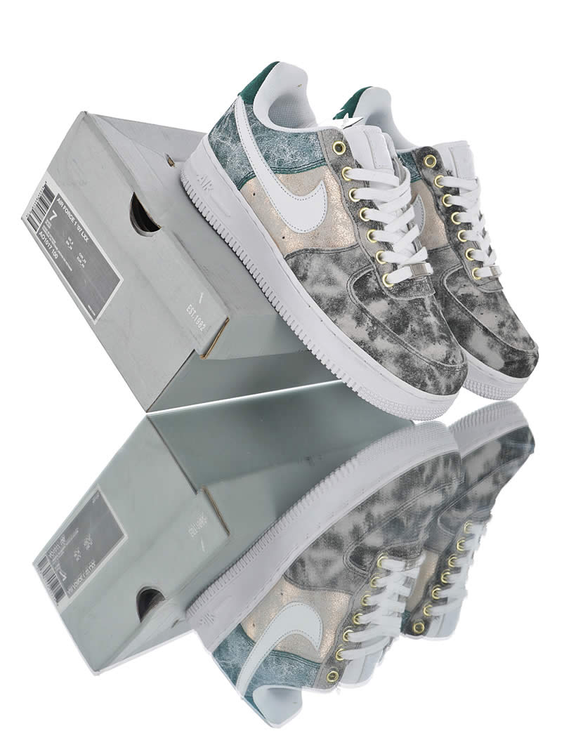 Womens Nike Air Force 1 Low 07 Lxx White Oil Grey Shoes Ao1017 100 Detail Pics (13) - newkick.org