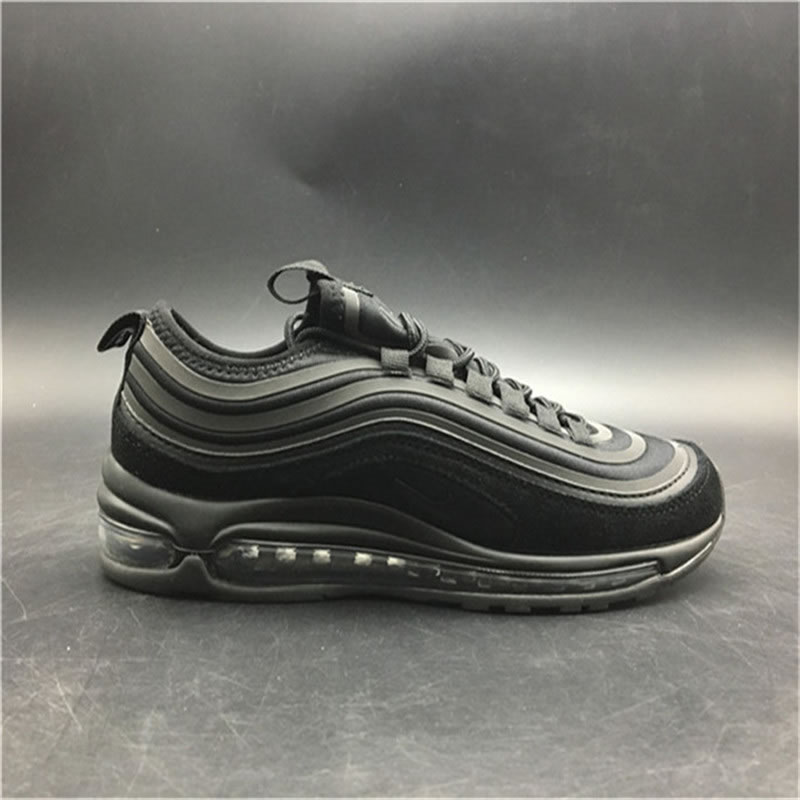 Nike Air Max 97 UL 17 SE Ultra Suede 'Triple Black' Mens Womens Shoes Release Date 924452-001