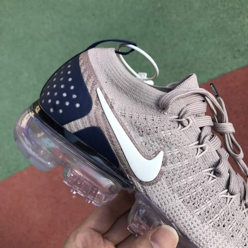 nike air vapormax flyknit 2.0 taupe blue shoes detail images (10)