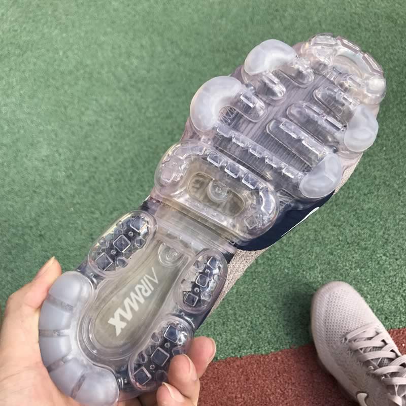 nike air vapormax flyknit 2.0 taupe blue shoes detail images (9)