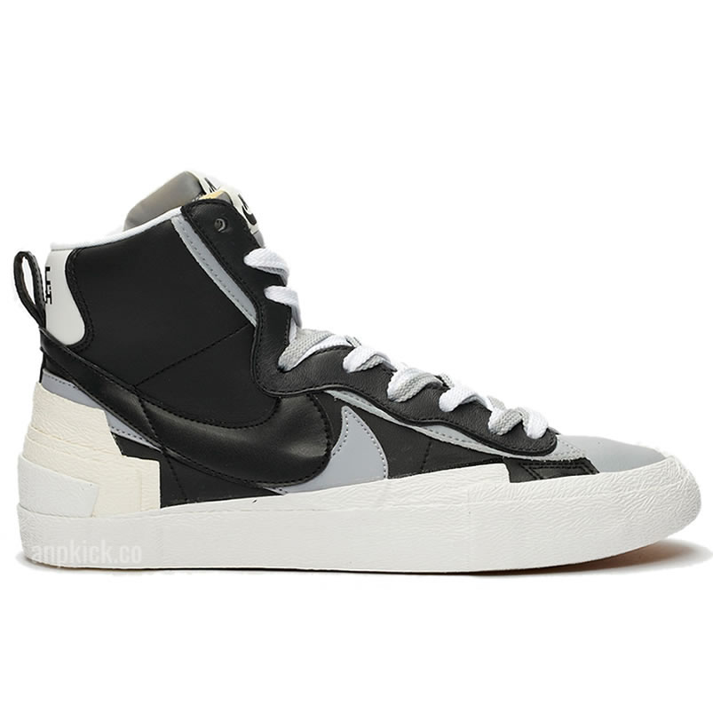 Sacai Nike Blazer Mid Greyscale Black Bv0072 002 (2) - newkick.org