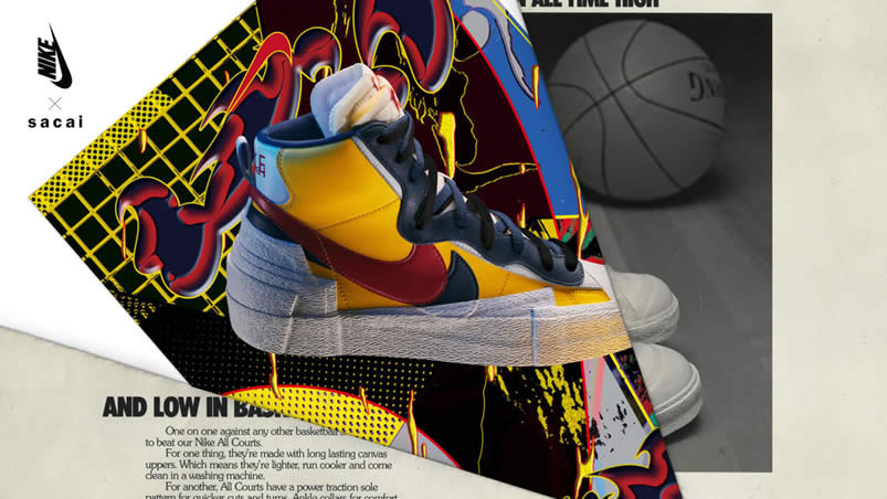 Sacai Nike Blazer Mid Navy Blue Bv0072 001 Yellow Bv0072 700 (14) - newkick.org
