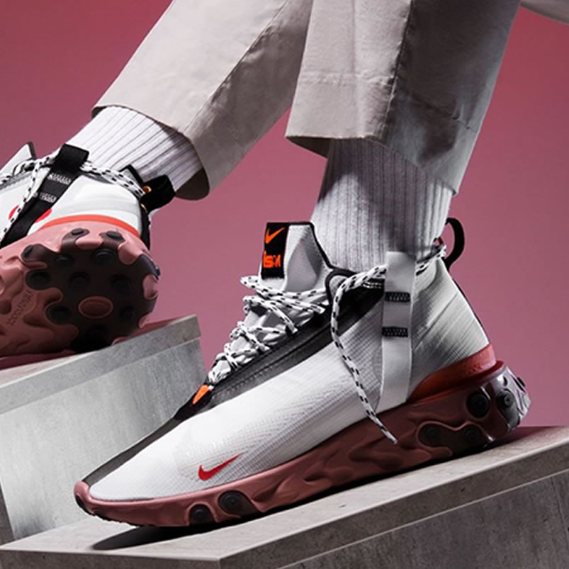 Anpkick Nike React Wr Ispa White Crimson On Feet At3143 100 (1) - newkick.org