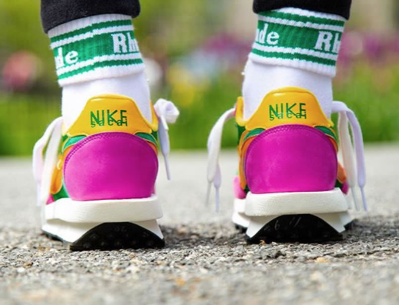 Sacai Nike Ldv Waffle Pink On Feet Bv0073 301 (6) - newkick.org